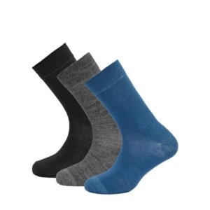 Devold Daily Merino Light Sock 3pk Ullsokker – Flood Mix
