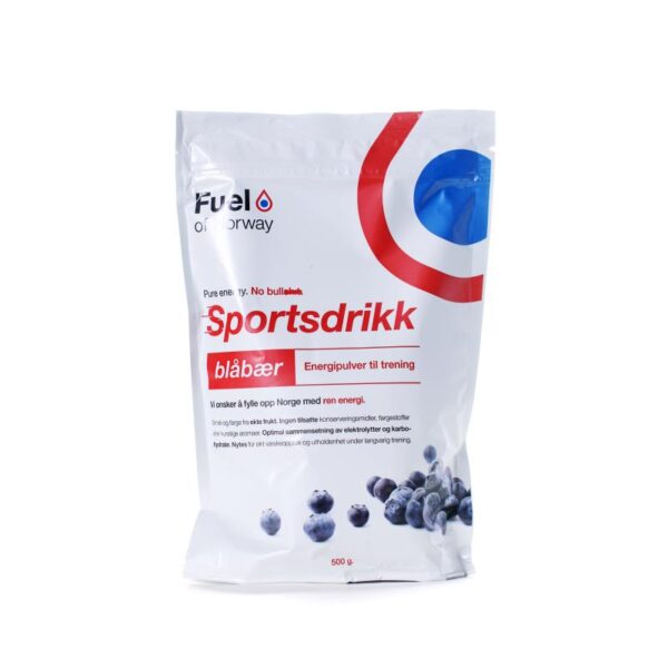 Fuel of Norway Sportsdrikke 0,5kg blåbær 5001 Strømsø Sport 1