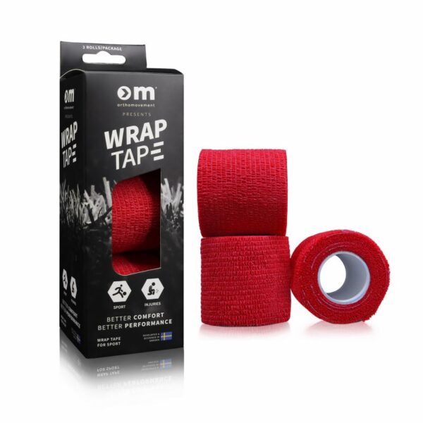 -Ortho-movement–WRAP-TAPE-5cm-WT3RED-Strømsø-Sport-1 Ortho movement WRAP TAPE 5cm WT3RED Strømsø Sport 1