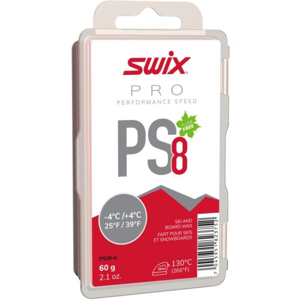 Swix-Swix–PS8-Red,–4°C-+4°C,-60g-PS08-6-Strømsø-Sport-1 Swix Swix PS8 Red, -4°C-+4°C, 60g PS08-6 Strømsø Sport 1