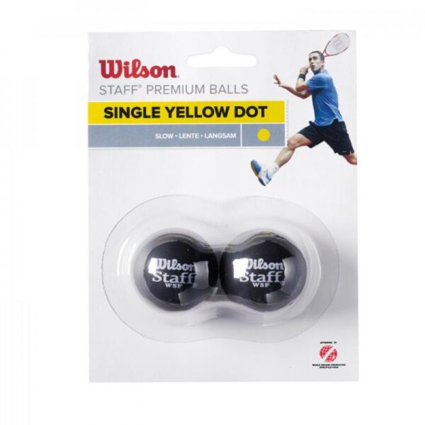 Wilson-Wilson–STAFF-SQUASH-2-BALL-WRT617800-Strømsø-Sport-1 Wilson Wilson STAFF SQUASH 2 BALL WRT617800 Strømsø Sport 1