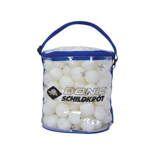 Donic Schildkröt Bordtennisball 144 stk, i oppbevaringveske. Hvit 40+ 608501 Strømsø Sport 1