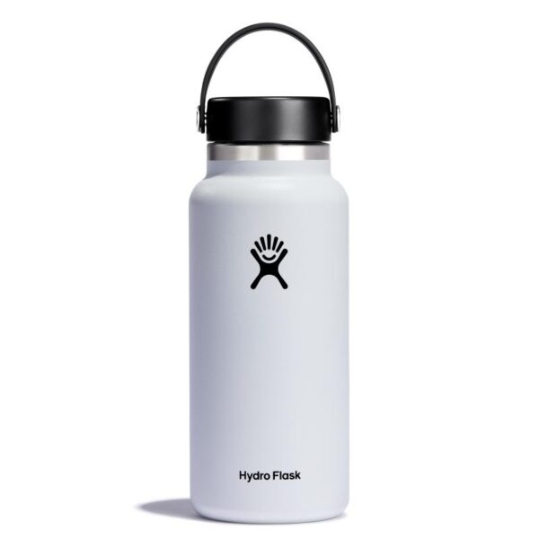 -Hydro-Flask–32-OZ-WIDE-FLEX-CAP-WHITE-W32BTS110-Strømsø-Sport-1 Hydro Flask 32 OZ WIDE FLEX CAP WHITE W32BTS110 Strømsø Sport 1