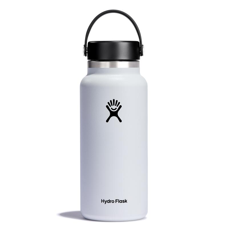 Hydro Flask 32 OZ WIDE FLEX CAP WHITE W32BTS110 Strømsø Sport 1