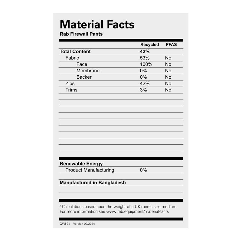 Rab Rab Firewall Pants QWI-34 Strømsø Sport 5