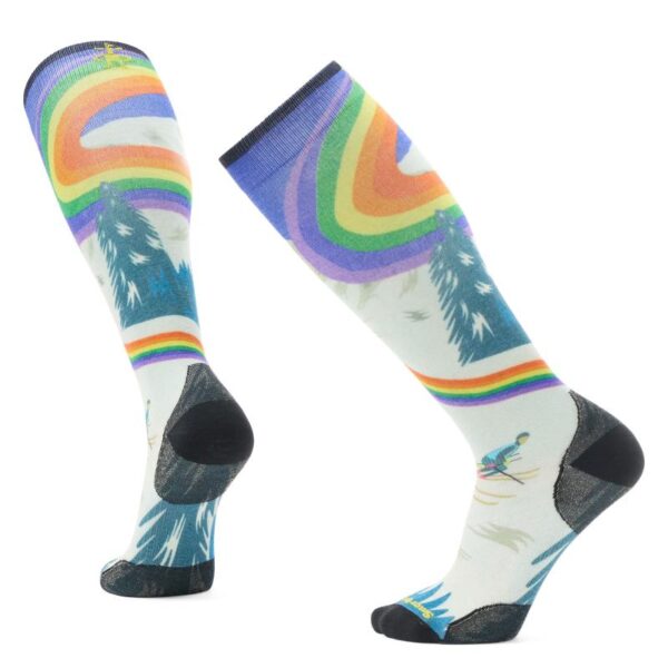 Smartwool Smartwool Ski Zero Cushion Rainbow Trails Print Otc Socks B02619 Strømsø Sport 1