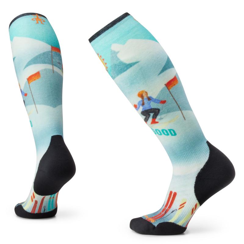 Smartwool Smartwool W Ski Targeted Cushion Snow Bunny Print Otc Socks B02167 Strømsø Sport 1