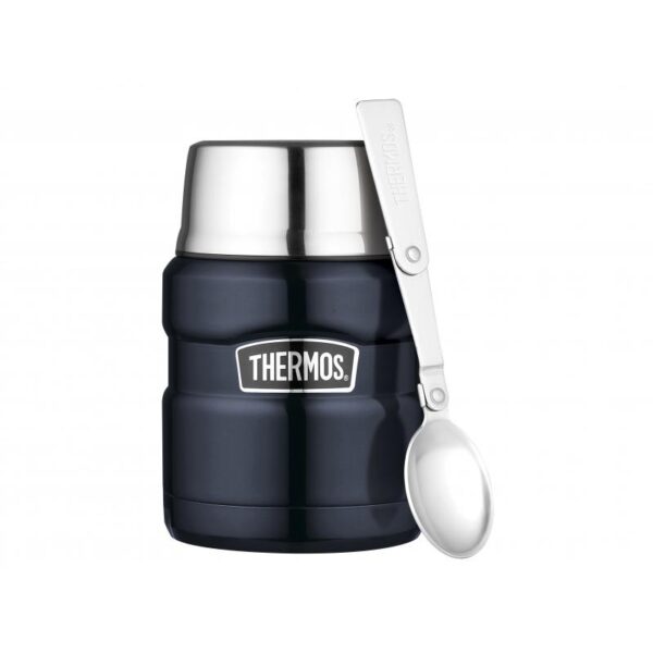 -Thermos–Stainless-King-mattermos-med-skje-470-ml—mørkeblå-249328-Strømsø-Sport-1 Thermos Stainless King mattermos med skje 470 ml - mørkeblå 249328 Strømsø Sport 1