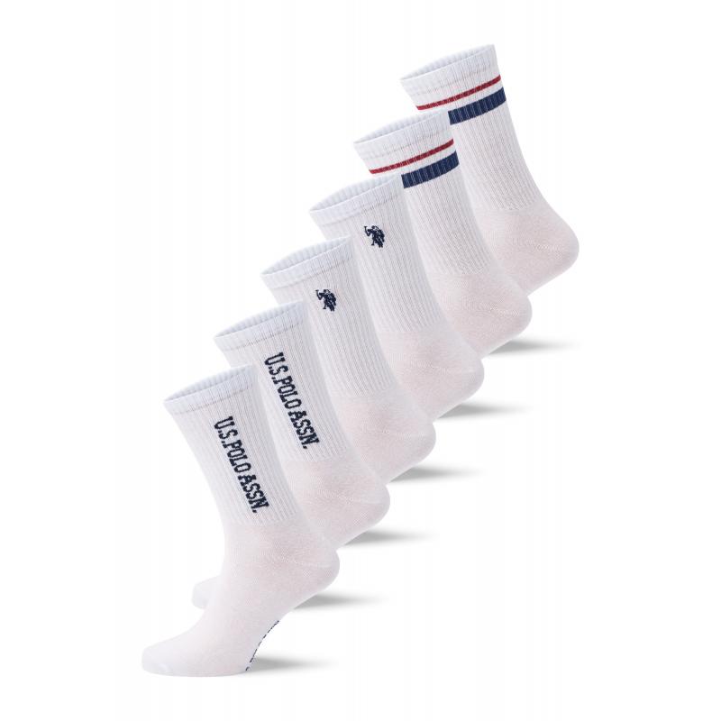 U.S POLO ASSN. BO 6 PK SOCKS USPA M ACC 105452 Strømsø Sport 1