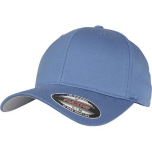 Flexfit Wooly Combed Slate Blue Caps
