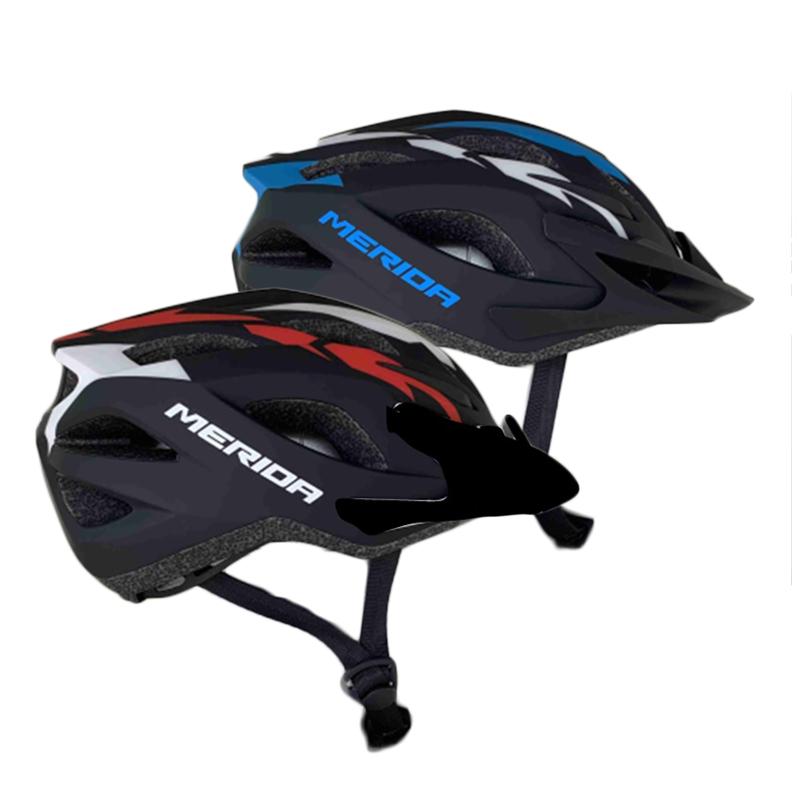 Merida Tucan Helmet JR sykkelhjelm sort/blå
