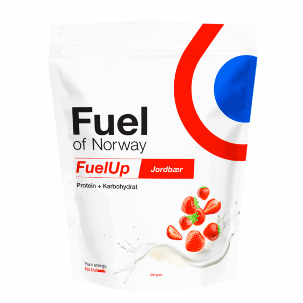 Fuel of Norway FuelUp protein jordbær 1,2kg 6003 Strømsø Sport 1