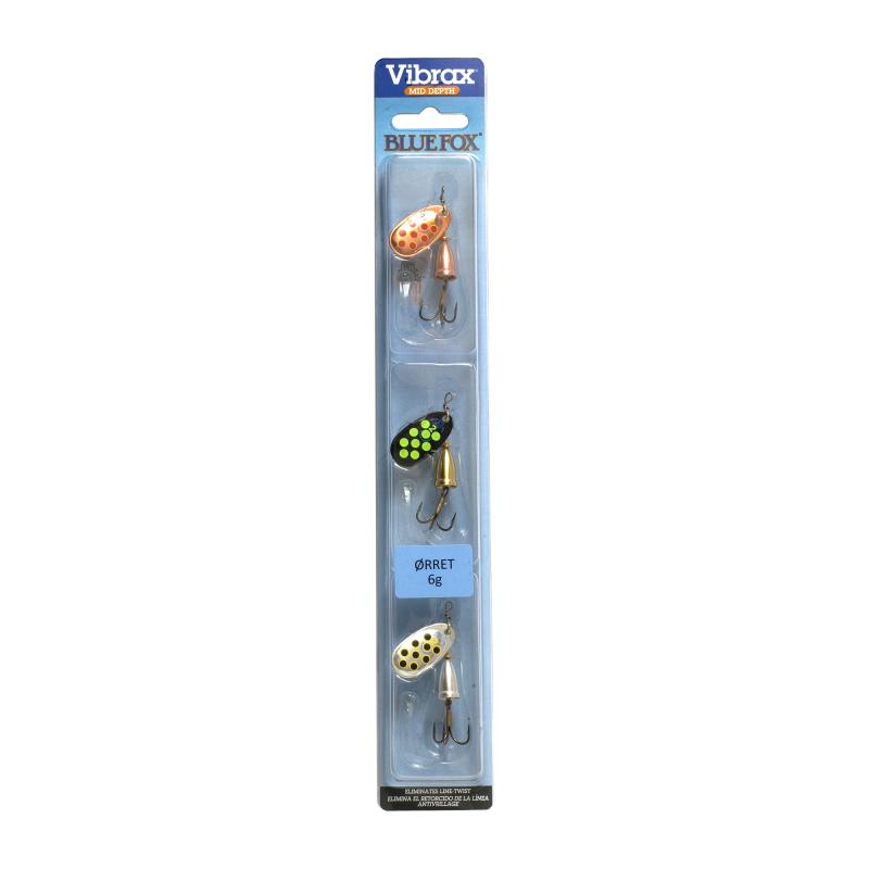 Blue Fox Blue Fox Hot Pepper Vibrax 3pk Spinnere 6g 110652 Strømsø Sport 1
