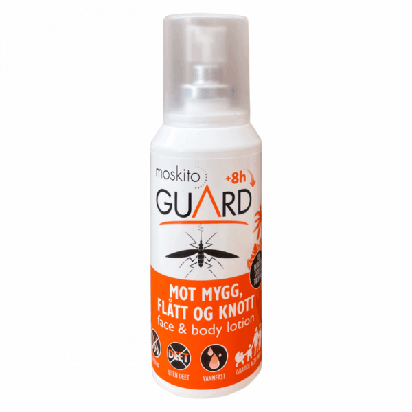 Moskito Guard Spray mot Mygg, Knott og Flått 75ml 20% Picaridin 94-10 Strømsø Sport 1
