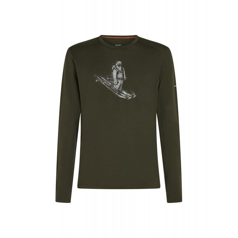 Icebreaker Icebreaker Men Merino 200 Oasis LS Crewe SkiingYeti 0A57IU Strømsø Sport 1
