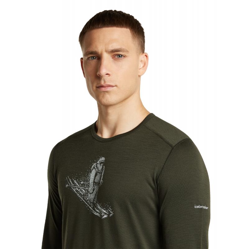 Icebreaker Icebreaker Men Merino 200 Oasis LS Crewe SkiingYeti 0A57IU Strømsø Sport 2