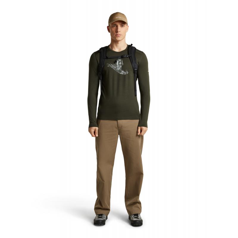 Icebreaker Icebreaker Men Merino 200 Oasis LS Crewe SkiingYeti 0A57IU Strømsø Sport 4