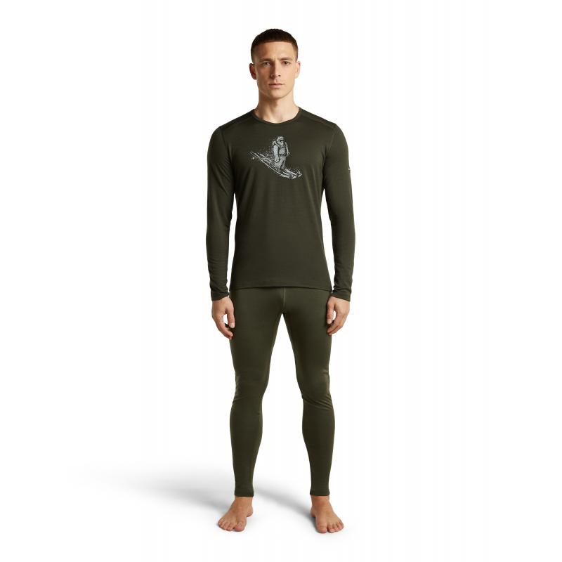 Icebreaker Icebreaker Men Merino 200 Oasis LS Crewe SkiingYeti 0A57IU Strømsø Sport 7