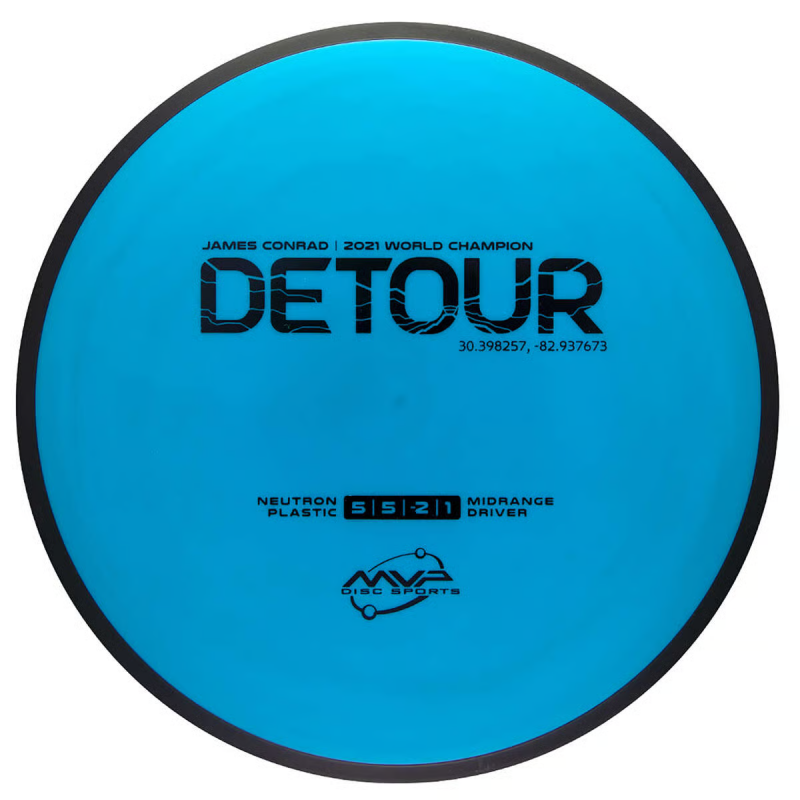 Ikke definert MVP Disc Sports Detour Neutron Midrange Frisbeegolf Disc 170–175g