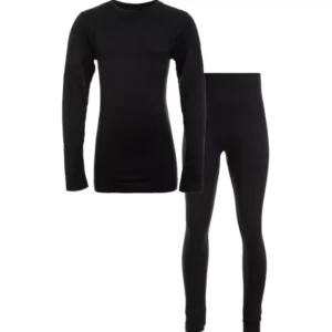 Zigzag Zigzag Gualala V2 Seamless Underwear Skiundertøy barn sort