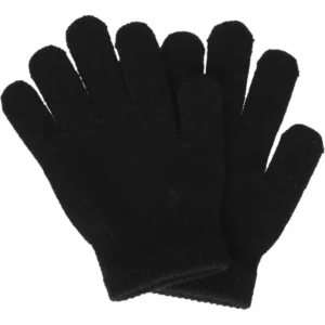 Zigzag Neckar Knitted 3-Pakk Gloves hansker barn sort